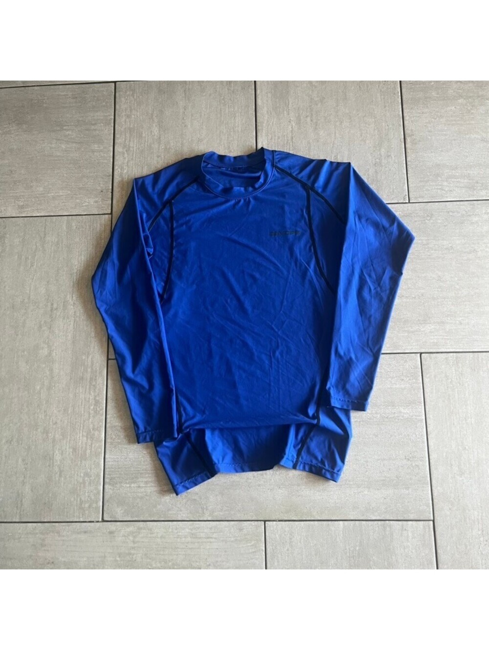 Devops Blue Long Sleeve Athletic Shirt Size Medium